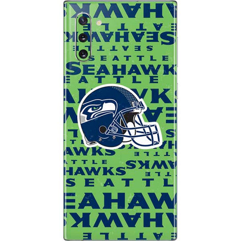 NFL Seattle Seahawks - Blast Green Galaxy Note 10 Skin