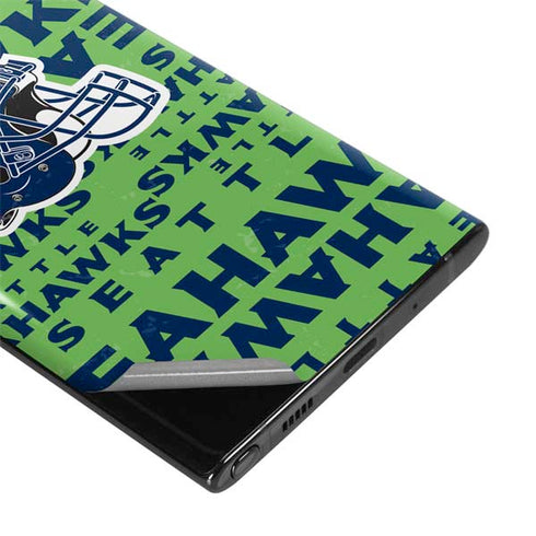 NFL Seattle Seahawks - Blast Green Galaxy Note 10 Skin