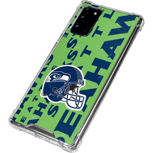 NFL Seattle Seahawks - Blast Green Galaxy Note20 5G Clear Case