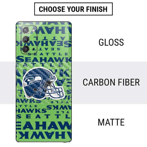 NFL Seattle Seahawks - Blast Green Galaxy Note20 5G Skin