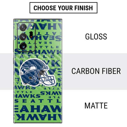 NFL Seattle Seahawks - Blast Green Galaxy Note20 Ultra 5G Skin