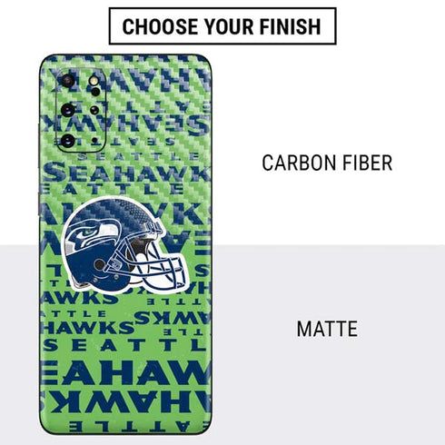NFL Seattle Seahawks - Blast Green Galaxy S20 Plus Skin