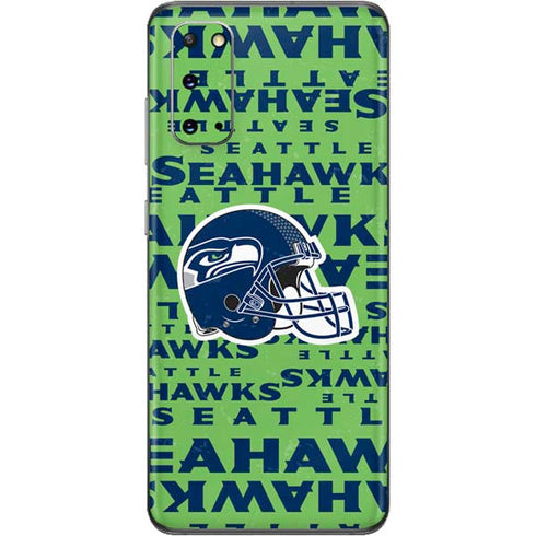NFL Seattle Seahawks - Blast Green Galaxy S20 Skin
