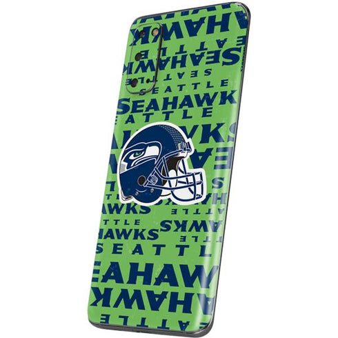 NFL Seattle Seahawks - Blast Green Galaxy S20 Skin