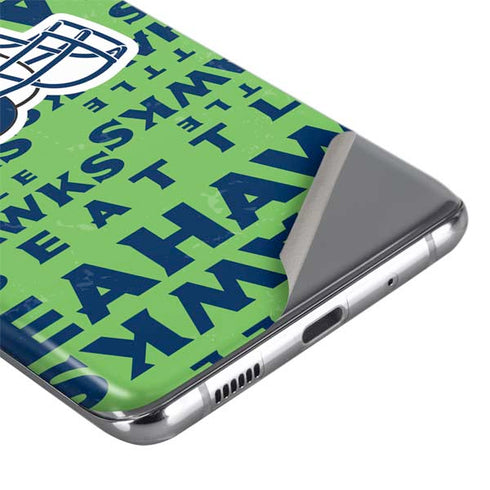 NFL Seattle Seahawks - Blast Green Galaxy S20 Skin