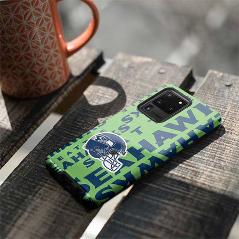 NFL Seattle Seahawks - Blast Green Galaxy S20 Ultra 5G Pro Case