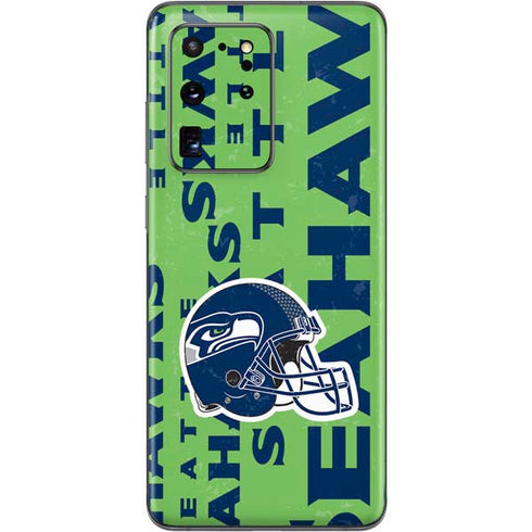 NFL Seattle Seahawks - Blast Green Galaxy S20 Ultra 5G Skin