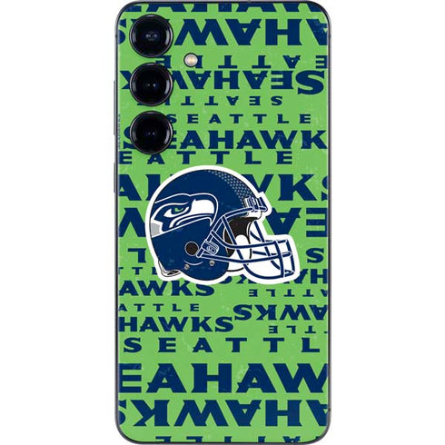 NFL Seattle Seahawks - Blast Green Galaxy S25 Skin