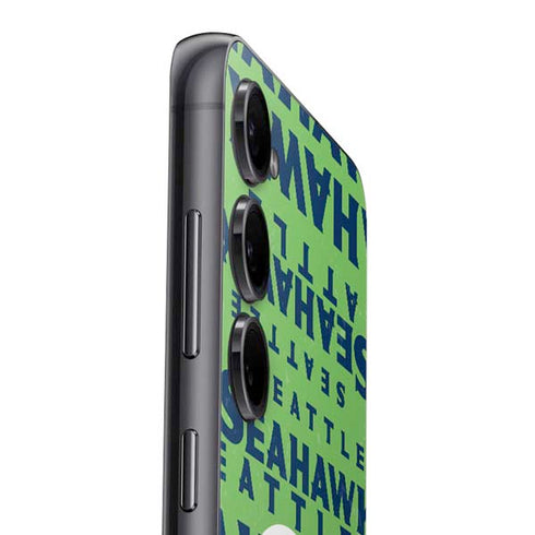 NFL Seattle Seahawks - Blast Green Galaxy S25 Skin