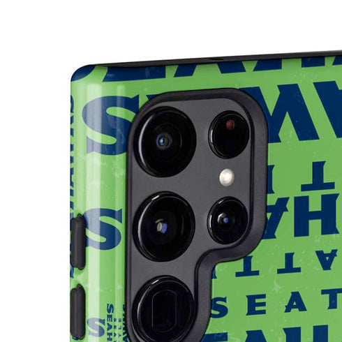 NFL Seattle Seahawks - Blast Green Galaxy S25 Ultra Impact Case