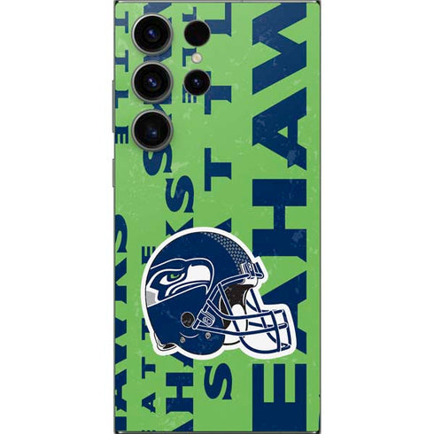 NFL Seattle Seahawks - Blast Green Galaxy S25 Ultra Skin