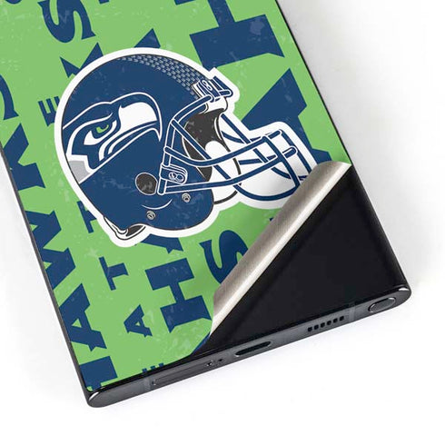 NFL Seattle Seahawks - Blast Green Galaxy S24 Ultra Skin