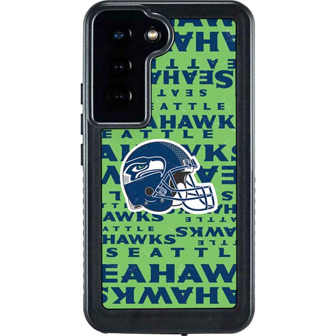 NFL Seattle Seahawks - Blast Green Galaxy S24 Waterproof Case
