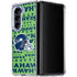 NFL Seattle Seahawks - Blast Green Galaxy Z Fold5 5G Clear Case