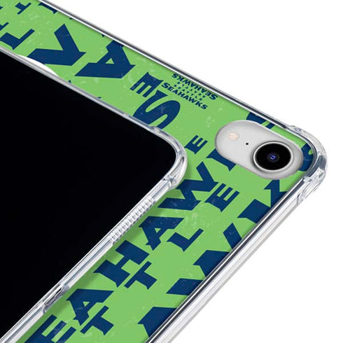 NFL Seattle Seahawks - Blast Green iPad 11th Gen (2025) Clear Case