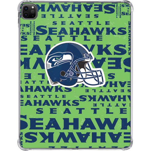NFL Seattle Seahawks - Blast Green iPad Pro 11in (2024) Clear Case