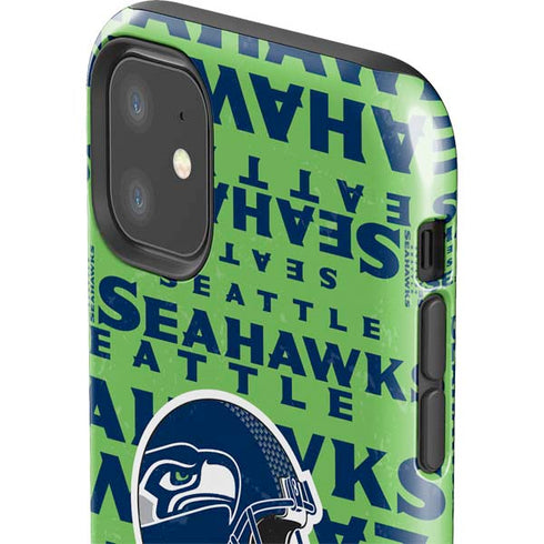 NFL Seattle Seahawks - Blast Green iPhone 11 Impact Case
