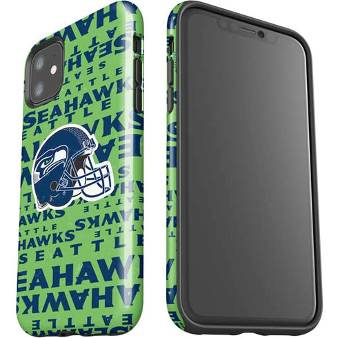 NFL Seattle Seahawks - Blast Green iPhone 11 Impact Case