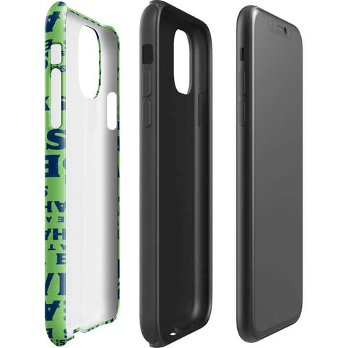 NFL Seattle Seahawks - Blast Green iPhone 11 Pro Max Impact Case