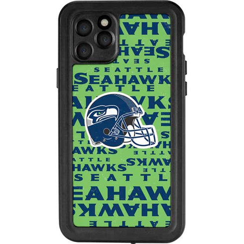 NFL Seattle Seahawks - Blast Green iPhone 11 Pro Waterproof Case