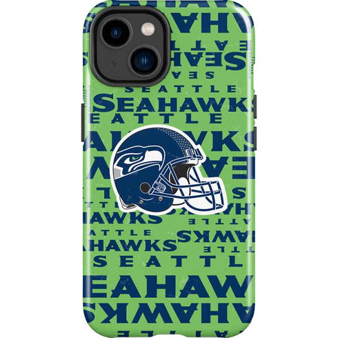 NFL Seattle Seahawks - Blast Green iPhone 15 Impact Case