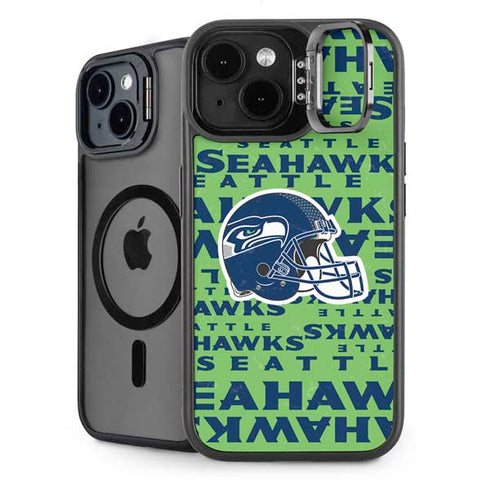 NFL Seattle Seahawks - Blast Green iPhone 15 Plus Kickstand Case