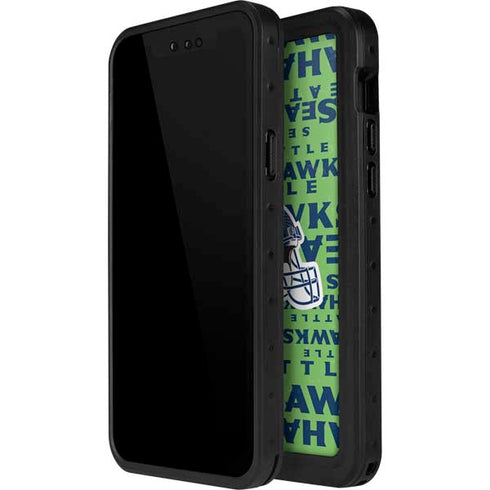 NFL Seattle Seahawks - Blast Green iPhone 15 Pro Waterproof Case