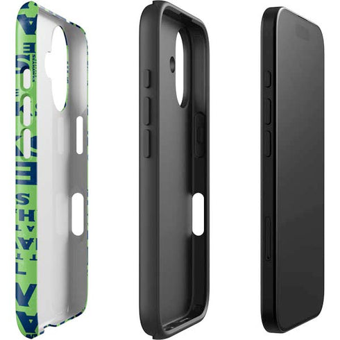 NFL Seattle Seahawks - Blast Green iPhone 16 Impact Case