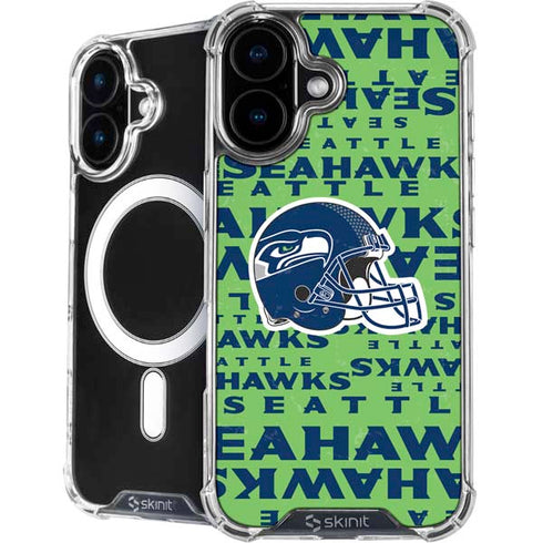 NFL Seattle Seahawks - Blast Green iPhone 16 MagSafe Case