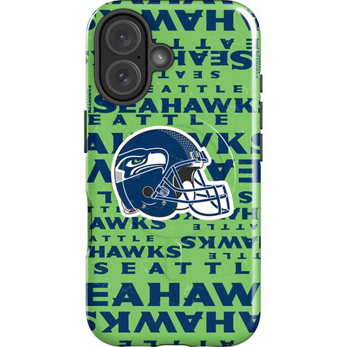 NFL Seattle Seahawks - Blast Green iPhone 16 Magsafe Impact Case