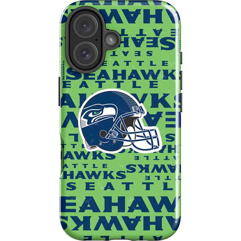 NFL Seattle Seahawks - Blast Green iPhone 16 Plus Impact Case