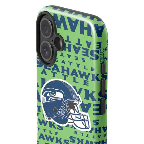 NFL Seattle Seahawks - Blast Green iPhone 16 Plus Impact Case