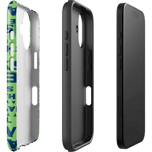 NFL Seattle Seahawks - Blast Green iPhone 16 Plus Impact Case