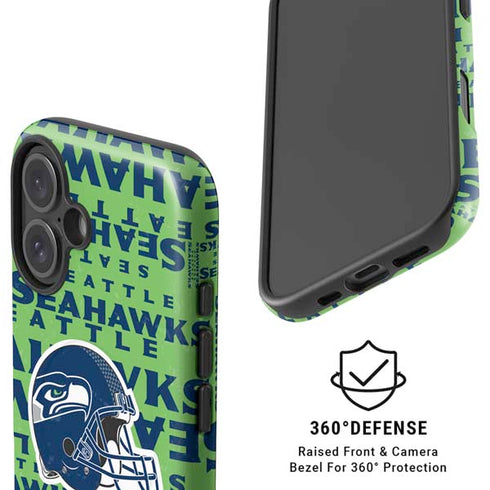 NFL Seattle Seahawks - Blast Green iPhone 16 Plus Magsafe Impact Case
