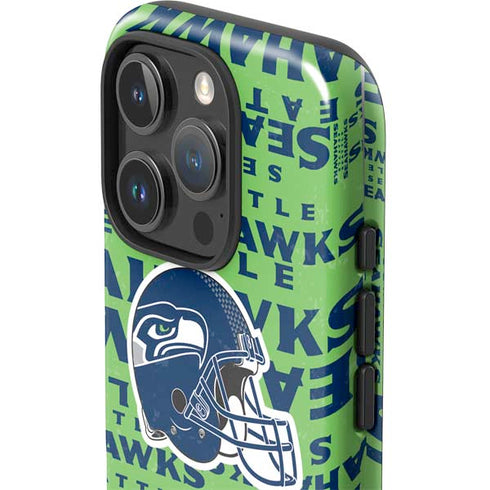 NFL Seattle Seahawks - Blast Green iPhone 16 Pro Impact Case