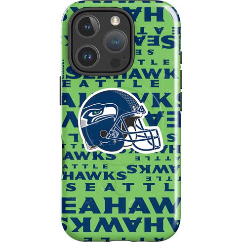 NFL Seattle Seahawks - Blast Green iPhone 16 Pro Magsafe Impact Case