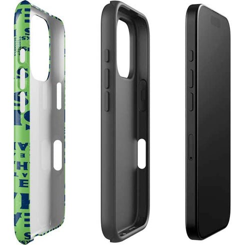 NFL Seattle Seahawks - Blast Green iPhone 16 Pro Max Impact Case