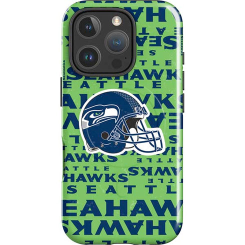 NFL Seattle Seahawks - Blast Green iPhone 16 Pro Max Magsafe Impact Case
