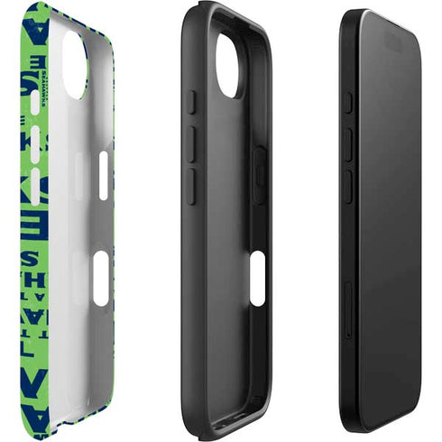 NFL Seattle Seahawks - Blast Green iPhone 16e Impact Case