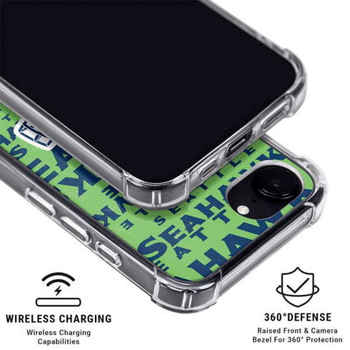 NFL Seattle Seahawks - Blast Green iPhone 16e MagSafe Case