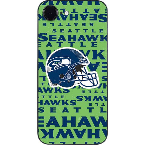 NFL Seattle Seahawks - Blast Green iPhone 16e Skin
