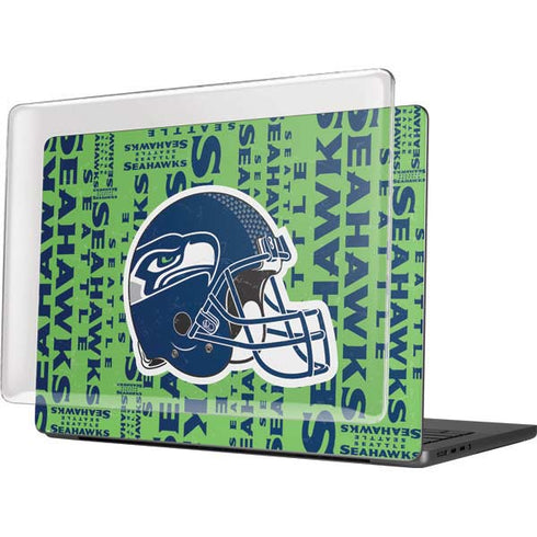 NFL Seattle Seahawks - Blast Green MacBook Pro 14in (2021-24) Case plus Skin