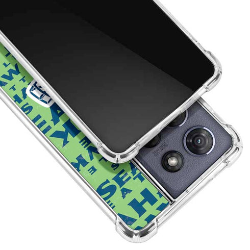 NFL Seattle Seahawks - Blast Green Moto G 5G (2025) Clear Case