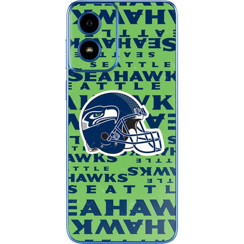 NFL Seattle Seahawks - Blast Green Moto G Play 4G (2024) Skin