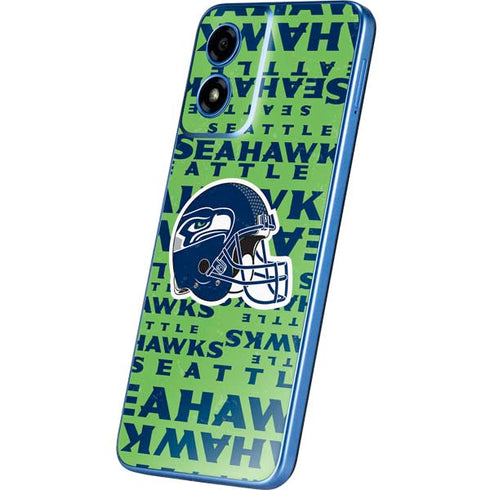 NFL Seattle Seahawks - Blast Green Moto G Play 4G (2024) Skin