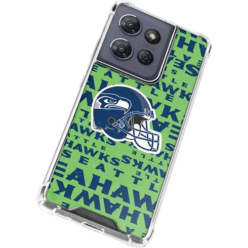 NFL Seattle Seahawks - Blast Green Moto G Stylus 5G (2025) Clear Case