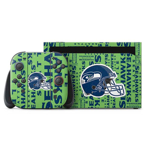 NFL Seattle Seahawks - Blast Green Nintendo Skins