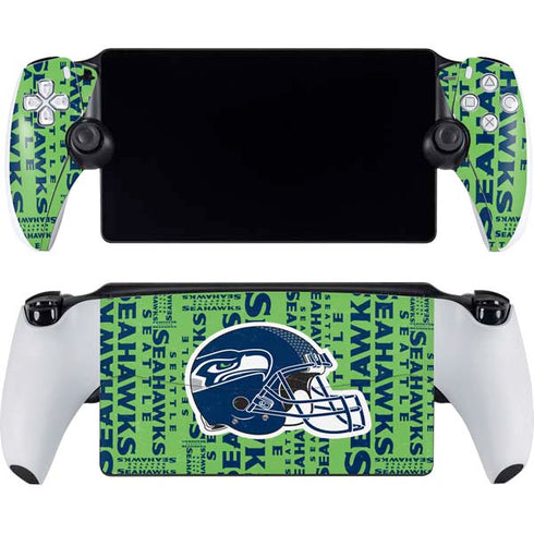 NFL Seattle Seahawks - Blast Green PlayStation Portal Remote Player Skin