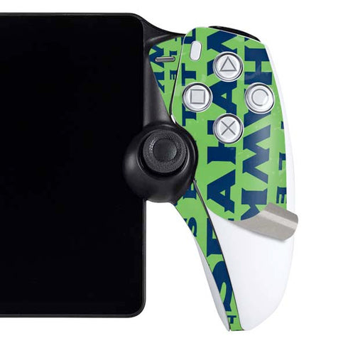 NFL Seattle Seahawks - Blast Green PlayStation Portal Remote Player Skin