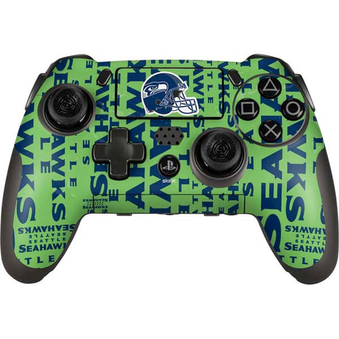NFL Seattle Seahawks - Blast Green PlayStation Scuf Vantage 2 Controller Skin